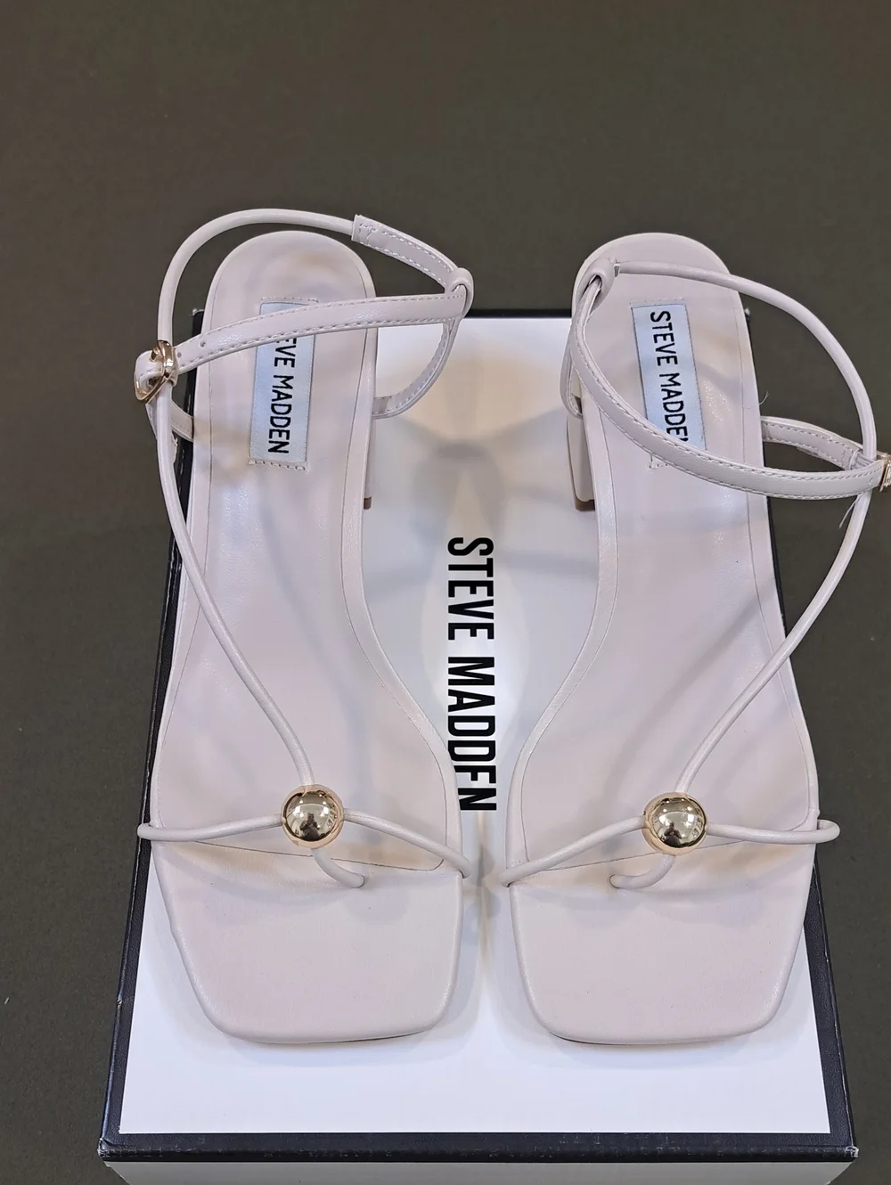 Steve Madden Ariaa Sandal - Color: Bone - Size: 8